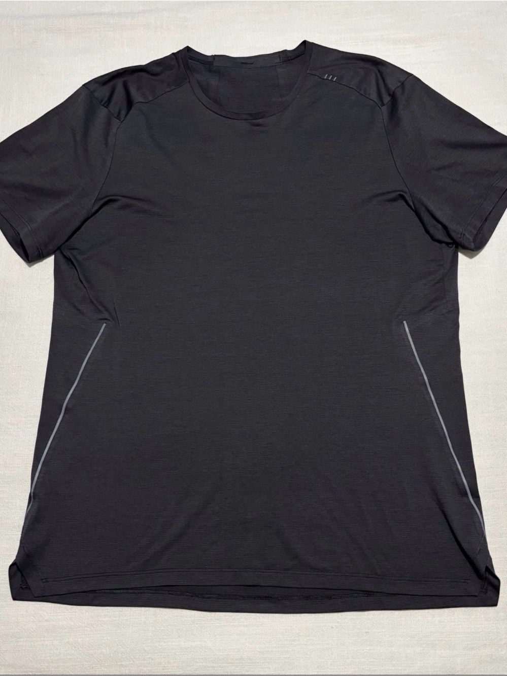 Men’s Lululemon Fast and Free Short Sleeve Shirt | Black | Size Medium